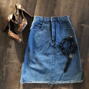 Vintage Denim Skirt